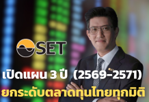 เปิดแผนกลยุทธ์ 3 ปี (2569-2571) ตลาดหลักทรัพย์ฯ ยกระดับตลาดทุนไทยทุกมิติ เร่งฟื้นความเชื่อมั่น เพิ่มโอกาสลงทุนด้วยสินค้าใหม่ ดึงดูดกระแสทุนต่างประเทศ