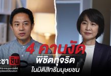 4 คานงัด พิชิตทุจริต ในมิติสิทธิมนุษยชน
