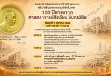 ตลาดหลักทรัพย์ฯ ชวนร่วมรำลึก 100 ปีชาตกาล ศ.สังเวียน อินทรวิชัย ปูชนียบุคคลผู้วางรากฐานบรรษัทภิบาลตลาดทุนไทย พร้อมฟังปาฐกถาพิเศษโดย ดร.สมคิด จาตุศรีพิทักษ์ 7 ต.ค. นี้